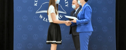Julia Jarząbek laureatem konkursu przedmiotowego Lubelskiego Kuratora Oświaty