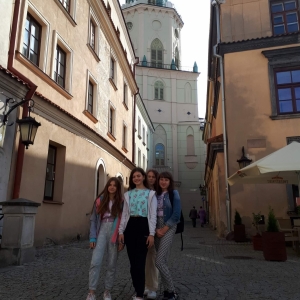 Uczennice klasy VII - Lublin Stare Miasto