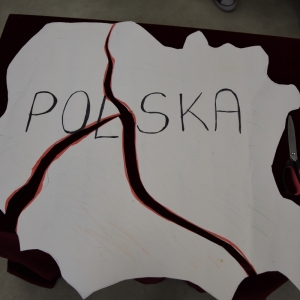 Mapa Polski przed rozbiorami.